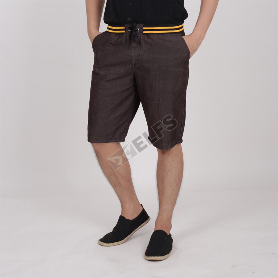  CELANA  JOGGER  PRIA  PENDEK  KODORAI SWEAT PANTS COKLAT TUA 