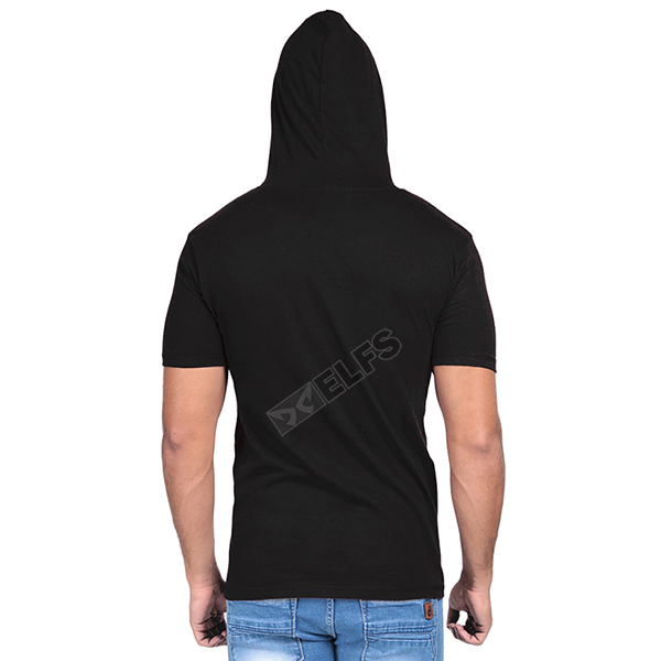 Download Kaos Hoodie Pria Polos Hitam | KAOS HOODIE | ELFS SHOP
