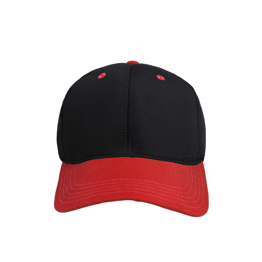 TOPI BASEBALL BASIC TWILL BASEBALL CAP HITAM KOMBINASI 