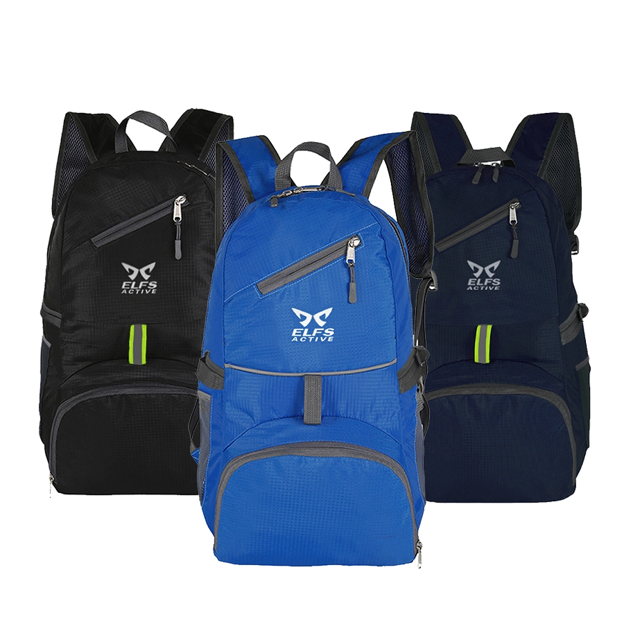DAY PACK Tas Ransel Lipat Anti Air 25L Foldable Water Resistant Backpack 02 Diagonal  ELFS Hitam 2 backpack_delve_25l_black_1
