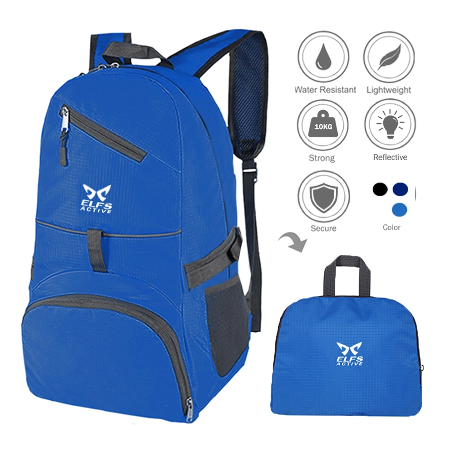 DAY PACK Tas Ransel Lipat Anti Air 25L Foldable Water Resistant Backpack 02 Diagonal  ELFS Biru Tua 1 backpack_delve_25l_blue_0_copy