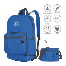 DAY PACK Tas Ransel Lipat Anti Air Foldable Water Resistant 22L Slingbag Multifungsi 4AZD06 ELFS Biru Muda