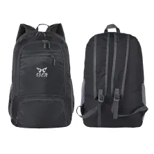 DAY PACK Tas Ransel Lipat Anti Air 25L Foldable Water Resistant Backpack 01 ELFS Abu Tua