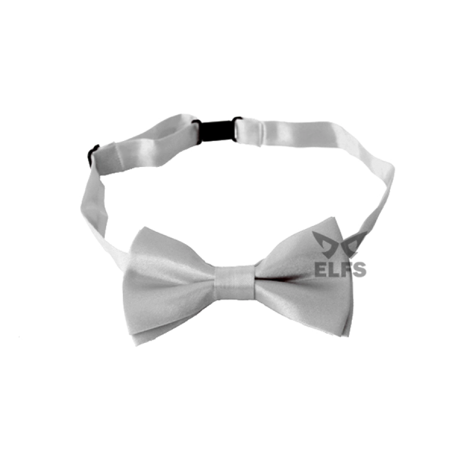 DASI ANAK Dasi Kupu Kupu Anak Polyester Silver 1 bow_tie_anak_sv_1