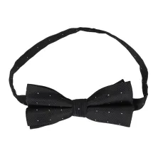 DASI KUPU MOTIF Dasi Kupu Kupu Pria Pesta Wisuda Polyester Tekstur Bow Tie Dot Hitam