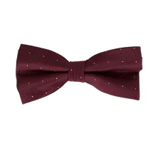 DASI KUPU MOTIF Dasi Kupu Kupu Pria Pesta Wisuda Polyester Tekstur Bow Tie Dot Maroon