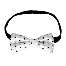 DASI KUPU MOTIF Dasi Kupu Kupu Pria Pesta Wisuda Polyester Tekstur Bow Tie Polkadot Putih