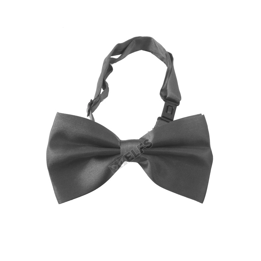 DASI KUPU POLOS Dasi Kupu Kupu Satin Abu Tua 1 bow_tie_satin_at_0