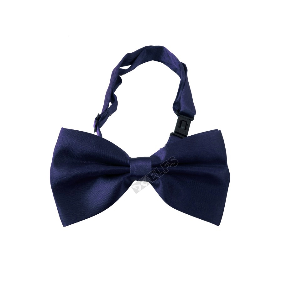 DASI KUPU POLOS Dasi Kupu Kupu Satin Biru Dongker 1 bow_tie_satin_bd_0