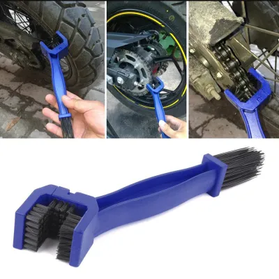 KARABINER Sikat Permbersih rantai Sepeda Motor Sprocket Chain Cleaner Biru Tua 1 brush_2_sisi_bt0
