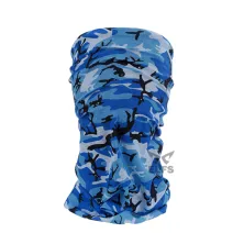 MASKER & BUFF Buff Bandana Masker Serbaguna Army Bird Biru Tua