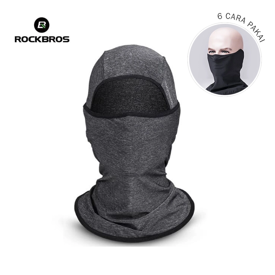 MASKER & BUFF Balaclava Rockbros Ice Silk Masker Motor Full Face Headgear Abu Tua 1 buff_balaclava_rockbross_at0