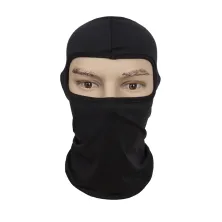 MASKER & BUFF Elfs  Balaclava Masker Motor Full Face Buff Hitam