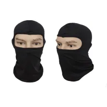 MASKER & BUFF Elfs  Balaclava Masker Motor Full Face Buff Hitam