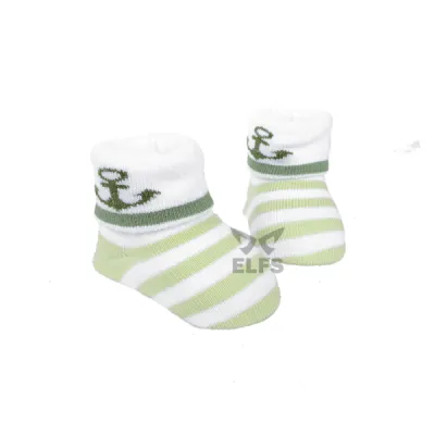 KAOS KAKI BALITA Kaos Kaki Anak Bayi 0 6 Bulan Anti Slip Sailor Hijau Muda 1 by_kaos_kaki_06bln_sailor_im_0