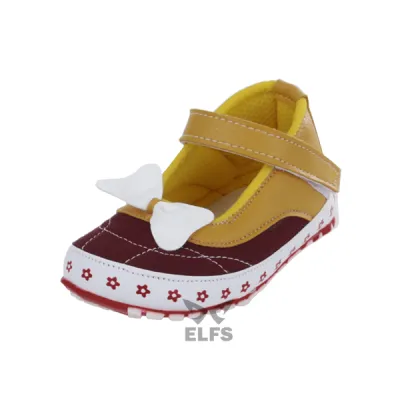 SEPATU BALITA Sepatu Anak Bayi Perempuan Anti Slip 207 Pita Kuning Tua 1 by_sepatu_perempuan_207_pita_kt_0