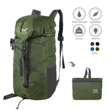 CARRIER Tas Ransel Gunung Lipat Anti Air 35L Foldable Water Resistant Carrier 019 Hijau army