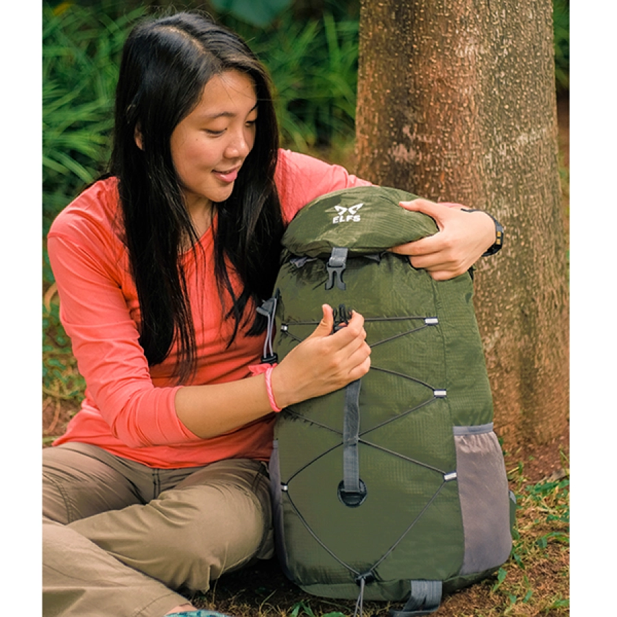 CARRIER Tas Ransel Gunung Lipat Anti Air 35L Foldable Water Resistant Carrier 019 Hijau army 4 carrier_clove_35l_army3