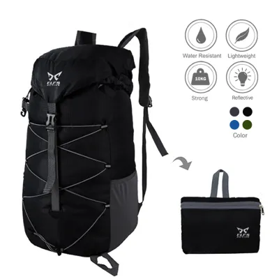 CARRIER Tas Ransel Gunung Lipat Anti Air 35L Foldable Water Resistant Carrier 019 Hitam 1 carrier_clove_35l_black0