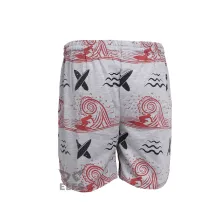 BOXER MOTIF Celana Pendek Santai Pria Boxer Rumahan Bahan Kaos Motif 02 Abu Muda