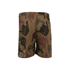 BOXER MOTIF Celana Pendek Santai Pria Boxer Rumahan Bahan Kaos Motif 04 Coklat Muda