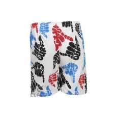 BOXER MOTIF Celana Pendek Santai Pria Boxer Rumahan Bahan Kaos Motif 04 Putih