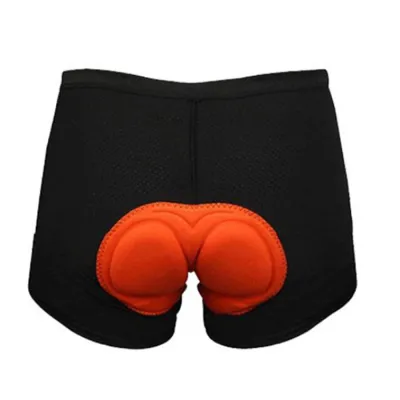 CELANA TRAINING PENDEK Celana Dalam Sepeda Busa Gel 3D Breathable Cycling Underwear Padding Hitam 3 cdb_celana_sepeda_sponge_orange_import_hx2