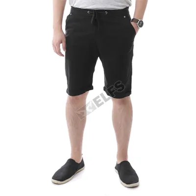 CELANA PENDEK CASUAL Celana Pendek Pria Chino Jogger Hitam 1 cdb_chino_jogger_hx_0