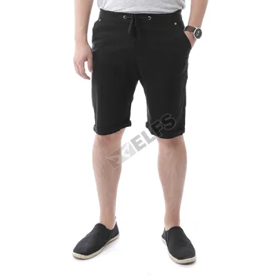 CELANA PENDEK CASUAL Celana Pendek Pria Chino Jogger Hitam 2 cdb_chino_jogger_hx_1