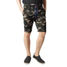 CELANA PENDEK CASUAL Celana Pendek Pria Chino Jogger Slimfit Stretch Hijau Army