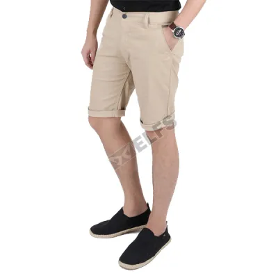 CELANA PENDEK CASUAL Celana Pendek Pria Chino List Cream 1 cdb_chino_list_cr_0