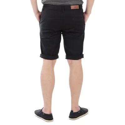 CELANA PENDEK CASUAL Celana Pendek Pria Chino Simple Hitam 3 cdb_chino_simple_hx_2