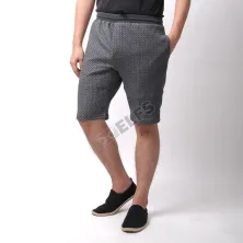 CELANA PENDEK SANTAI Celana Pendek Pria Wafer Shortpants Abu Tua