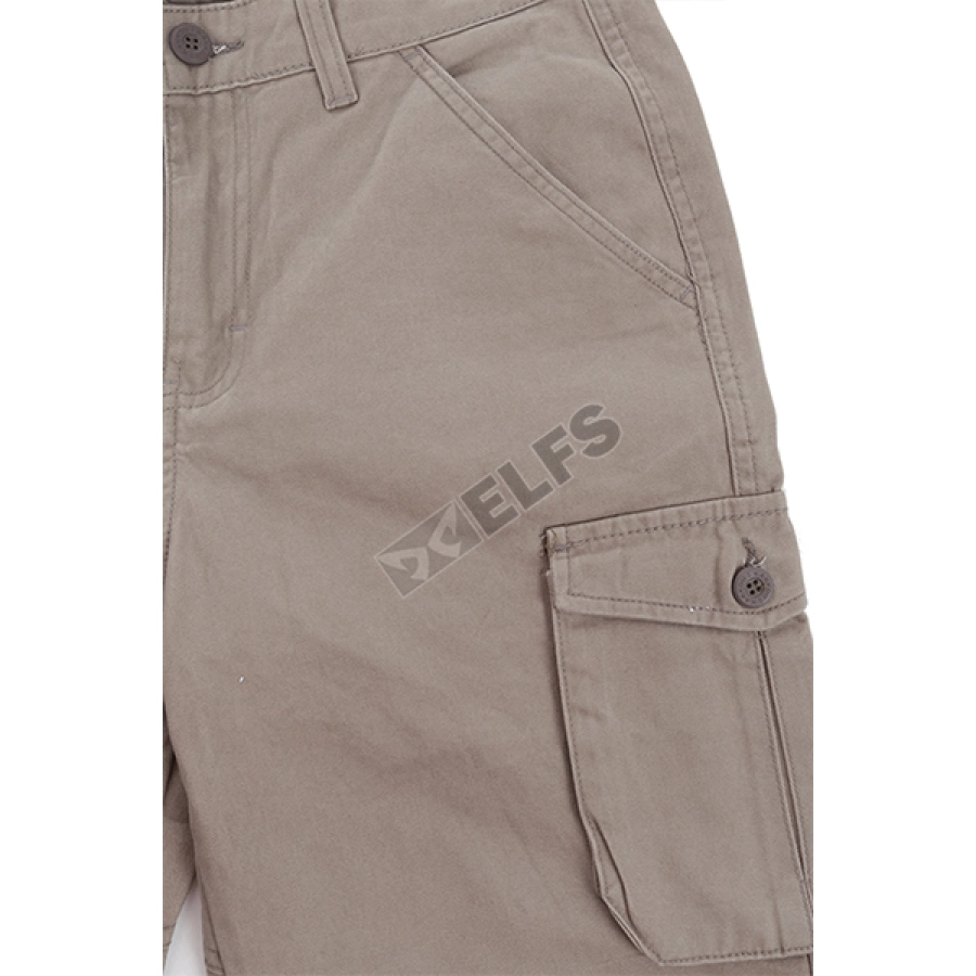 CELANA CARGO  Celana Pendek Pria Cargo Simple Khaki 3 cdc_cargo_simple_cotton_kh_2