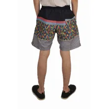 CELANA PANTAI  CELANA PANTAI PRIA WATER RESISTANT QUICK DRY SURFING SUMMER PANTS ABSTRAK HITAM 