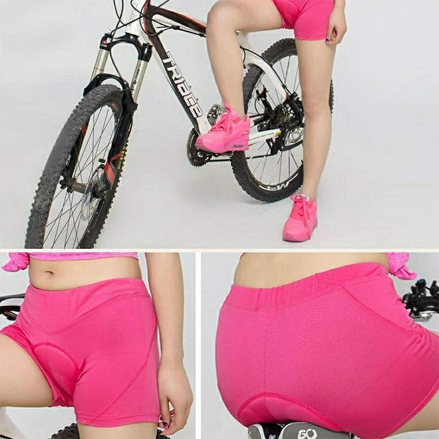 CELANA TRAINING PENDEK Celana Sepeda Wanita Padding Gel 3D Woman Cycling Underwear Pink 2 cds_gel_pink_pe1