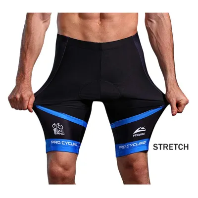 CELANA TRAINING PENDEK Celana Sepeda Padding 3D Gel Veobike Cool Max Fullprint Cycling Shorts Biru Tua 2 cds_veobike_gel_fullprint_pendek_bt1