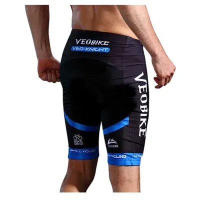 CELANA TRAINING PENDEK Celana Sepeda Padding 3D Gel Veobike Cool Max Fullprint Cycling Shorts Biru Tua 3 cds_veobike_gel_fullprint_pendek_bt2