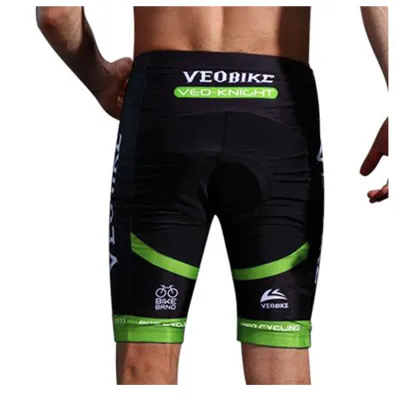 CELANA TRAINING PENDEK Celana Sepeda Padding 3D Gel Veobike Cool Max Fullprint Cycling Shorts Hijau Muda 3 cds_veobike_gel_fullprint_pendek_im2