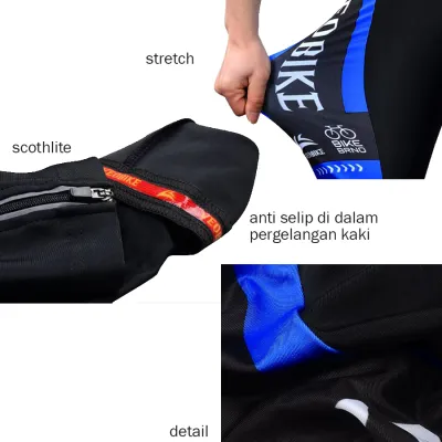 CELANA TRAINING PANJANG Celana Sepeda Panjang Padding 3D Gel Veobike Cycling Pants Biru Tua 4 cds_veobike_gel_panjang_bt_3