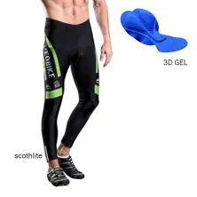 CELANA TRAINING PANJANG CELANA SEPEDA PANJANG PADDING 3D GEL VEOBIKE CYCLING PANTS HIJAU MUDA