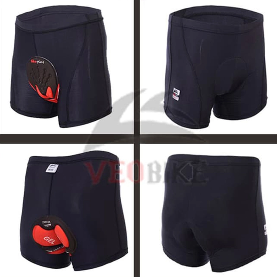 CELANA TRAINING PENDEK Celana Sepeda Padding 3D Gel Veobike Cool Max Cycling Underwear Hitam 2 cds_veobike_gel_pendek_hx1