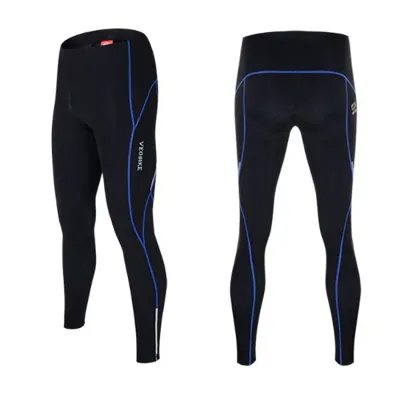 CELANA TRAINING PANJANG Celana Sepeda Panjang Padding 3D Gel Scotchlite Veobike Cycling Pants Biru Tua 1 cds_veobike_gel_scotchlite_panjang_bt0