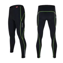 CELANA TRAINING PANJANG Celana Sepeda Panjang Padding 3D Gel Scotchlite Veobike Cycling Pants Hijau Muda