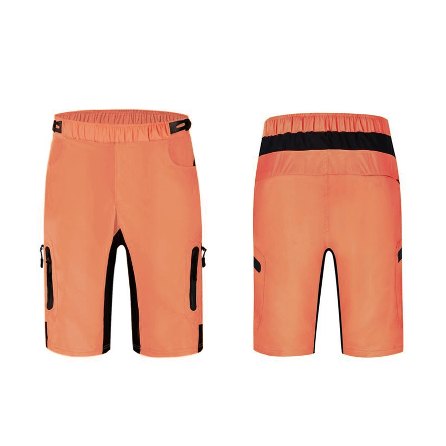 CELANA TRAINING PENDEK Celana Sepeda MTB Downhill Padding Gel Wosawe Cyling Shorts Orange 5 cds_wosawe_gel_pendek_or4