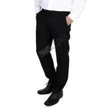 CELANA PANJANG FORMAL Celana Bahan Formal Pria Slimfit Twist Hitam