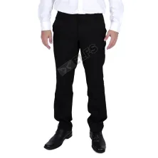 CELANA PANJANG FORMAL Celana Bahan Formal Pria Slimfit Twist Hitam