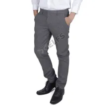 CELANA PANJANG FORMAL Celana Bahan Formal Pria Slimfit Wool Abu Muda