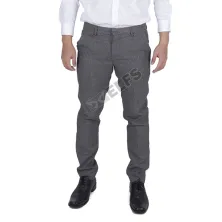 CELANA PANJANG FORMAL Celana Bahan Formal Pria Slimfit Wool Abu Muda