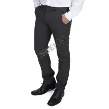 CELANA PANJANG FORMAL Celana Bahan Formal Pria Slimfit Wool Abu Tua